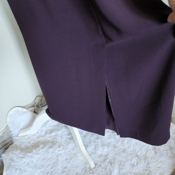 Modern Elements Dark Purple Jewel Tone Maxi Skirt - Picture 3 of 6